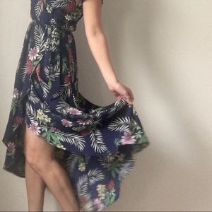 Hawaiian floral dress